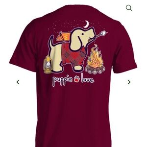 Puppie Love Camping Tee adult